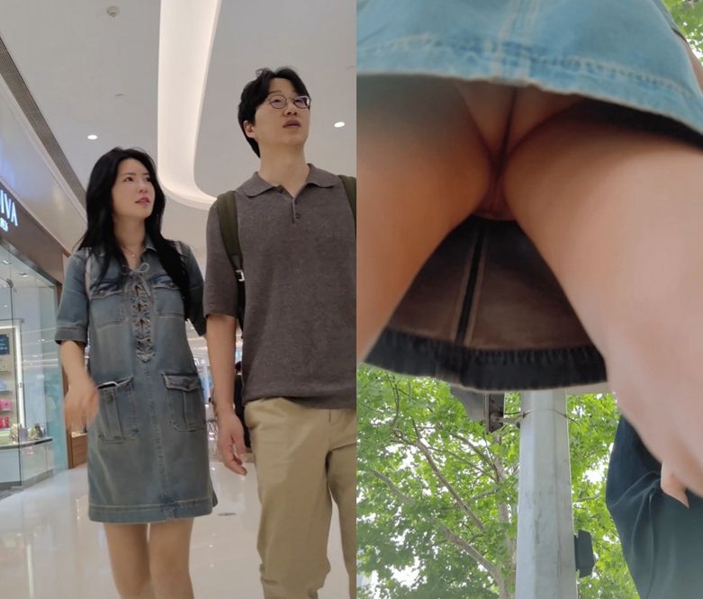 한국인커플청치마 노팬티 업스 [한국말]